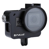 PULUZ Housing Shell CNC Aluminum Alloy Protective Cage with Insurance Frame & 52mm UV Lens for GoPro HERO(2018) /7 Black /6 /5, For HERO6 /5 Pull Frame US Stock, For HERO6 /5 Pull Frame, For HERO5 Pull Frame
